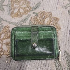 Small Green Hobo Brand Wallet